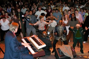 Thomas  GuntherTrio performing for Frankie Manning